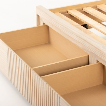 Aspen Queen Bed Frame with Storage