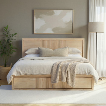 Aspen Super King Bed Frame with Storage