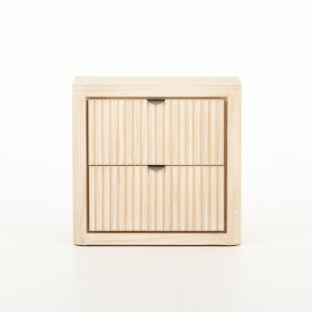 Aspen 2 Drawer Bedside