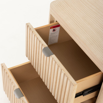 Aspen 2 Drawer Bedside