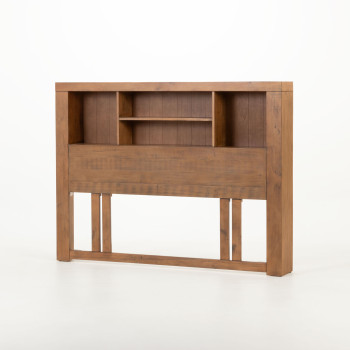 Safin Bookend Double/Queen Headboard, Brown