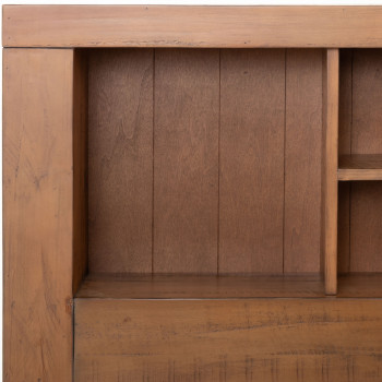 Safin Bookend Double/Queen Headboard, Brown