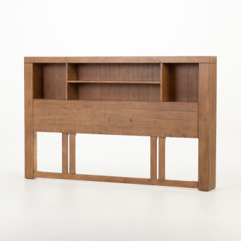 Safin Bookend King/Super King Headboard, Brown