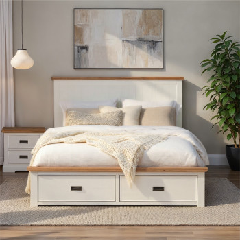 Melve Queen Bed Frame with Storage