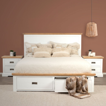 Melve Queen Bed Frame with Storage