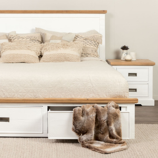 Melve Queen Bed Frame with Storage