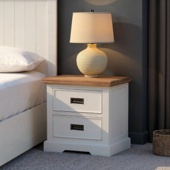 Melve 2 Drawer Bedside