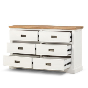 Melve 6 Drawer Lowboy