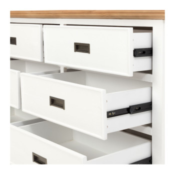 Melve 6 Drawer Lowboy