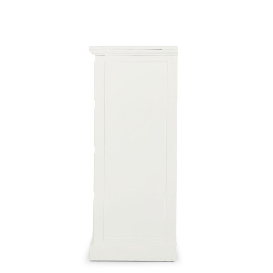 Melve 4 Drawer Tallboy, White