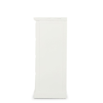 Melve 4 Drawer Tallboy, White