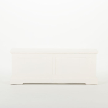 Melve Blanket Box, White