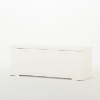 Melve Blanket Box, White