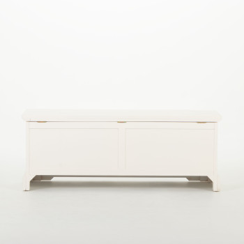 Melve Blanket Box, White