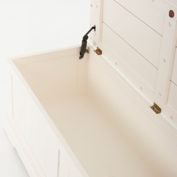 Melve Blanket Box, White