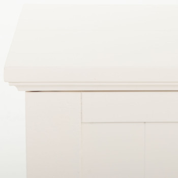 Melve Blanket Box, White