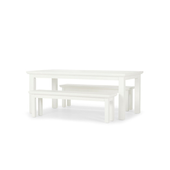 Melve Dining Table - W220, White