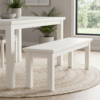 Melve Bench Seat - W150, White