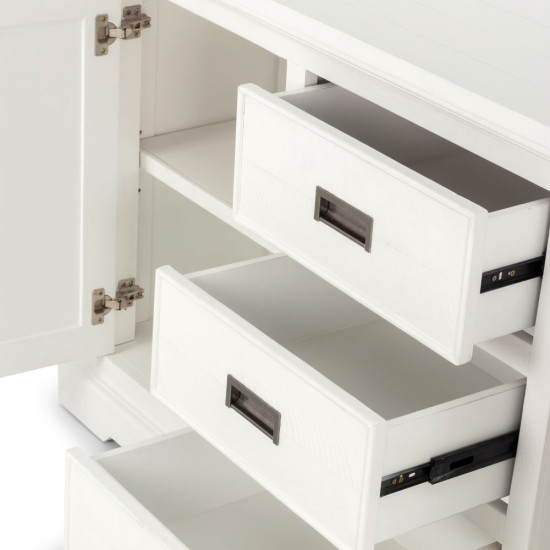 Melve Buffet, White