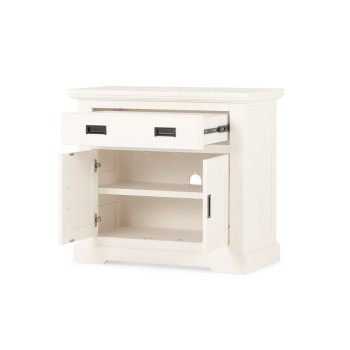 Melve Small Buffet, White