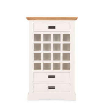 Melve Wine Rack With 3 Drawer