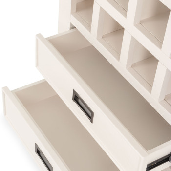 Melve Wine Rack With 3 Drawer