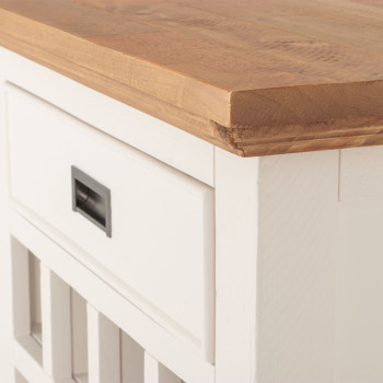 Melve Wine Rack With 3 Drawer