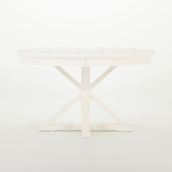 Melve Round Dining Table - W130, White
