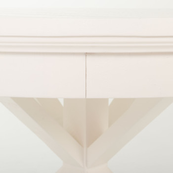 Melve Round Dining Table - W130, White