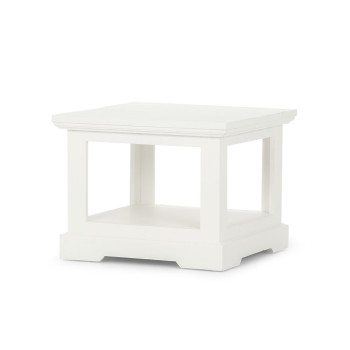 Melve Side Table, White