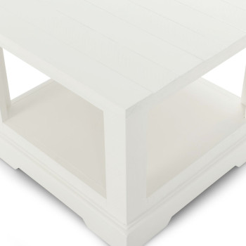 Melve Side Table, White