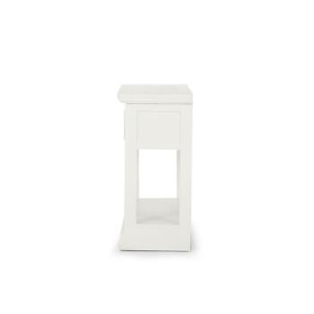 Melve Console Table, White