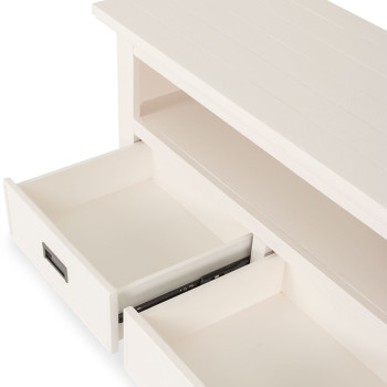 Melve Entertainment Unit - W120, White