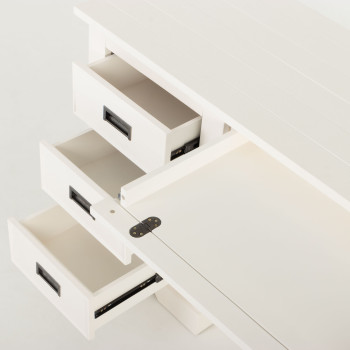 Melve Desk, White