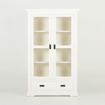 Melve 2 Door Display Unit, White