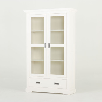 Melve 2 Door Display Unit, White