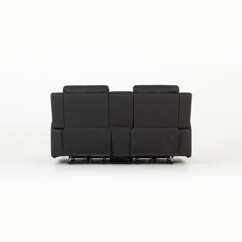 Nico 2 Seater Recliner Sofa, Charcoal