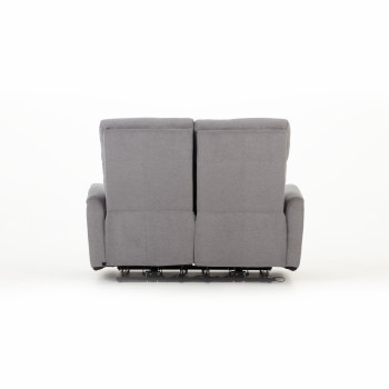 Dion 2 Seater Electric Recliner Sofa, Ash