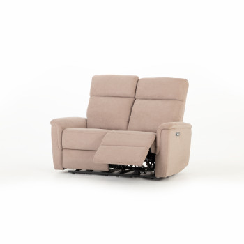 Dion 2 Seater Electric Recliner Sofa, Taupe