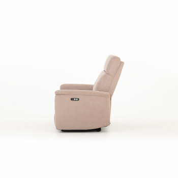 Dion 2 Seater Electric Recliner Sofa, Taupe