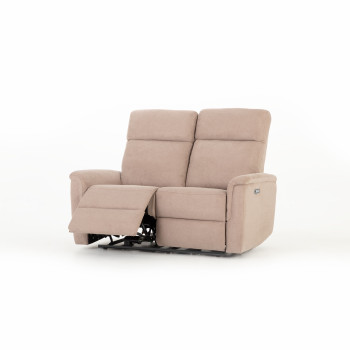 Dion 2 Seater Electric Recliner Sofa, Taupe