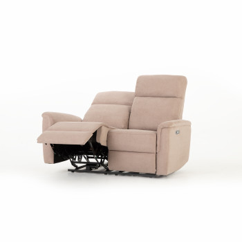 Dion 2 Seater Electric Recliner Sofa, Taupe