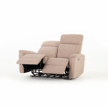 Dion 2 Seater Electric Recliner Sofa, Taupe