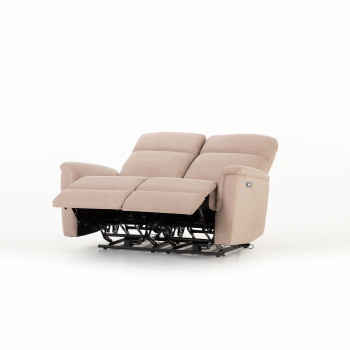 Dion 2 Seater Electric Recliner Sofa, Taupe