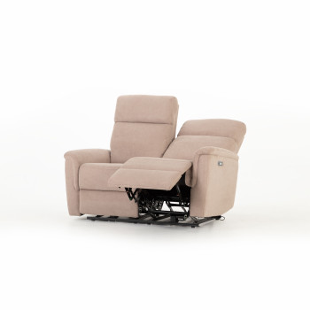 Dion 2 Seater Electric Recliner Sofa, Taupe