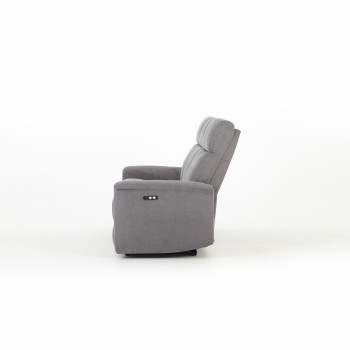 Dion 3 Seater Electric Recliner Sofa, Ash