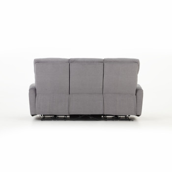 Dion 3 Seater Electric Recliner Sofa, Ash