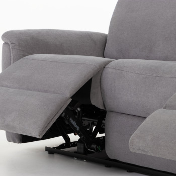Dion 3 Seater Electric Recliner Sofa, Ash