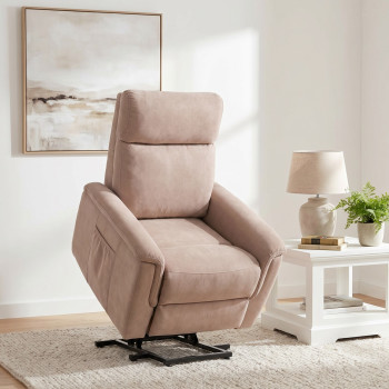 Dion Electric Lift Recliner Chair, Taupe