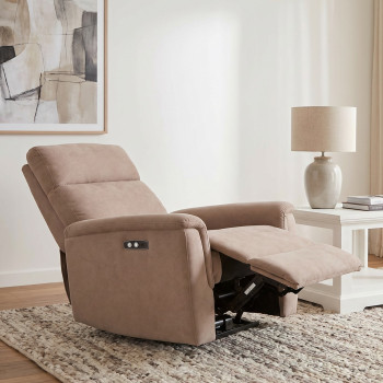Dion Electric Recliner Chair, Taupe